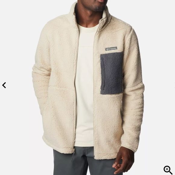 Men's Columbia Mountainside Heavyweight Fleece Zip-Front Jacket - Picture 7 of 7